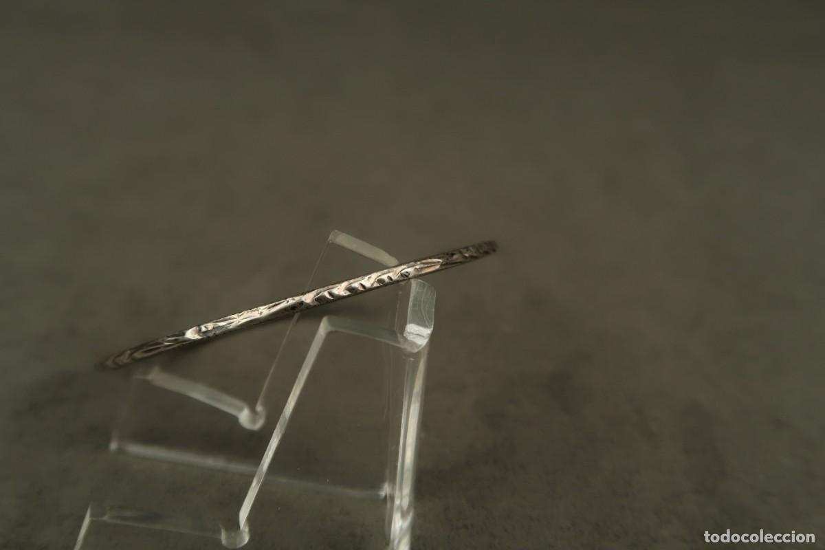 Joyeria: Antiguo Brazalete de Plata - Foto 5