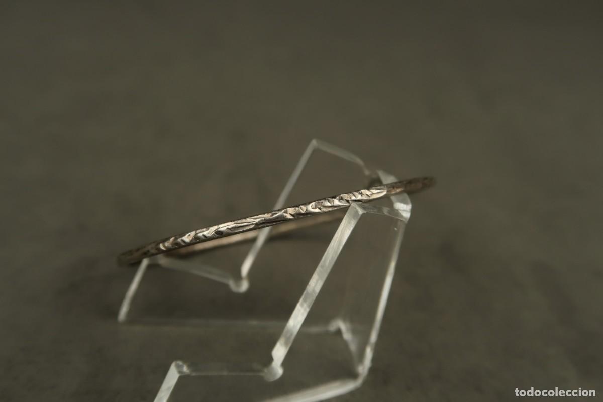 Joyeria: Antiguo Brazalete de Plata - Foto 6