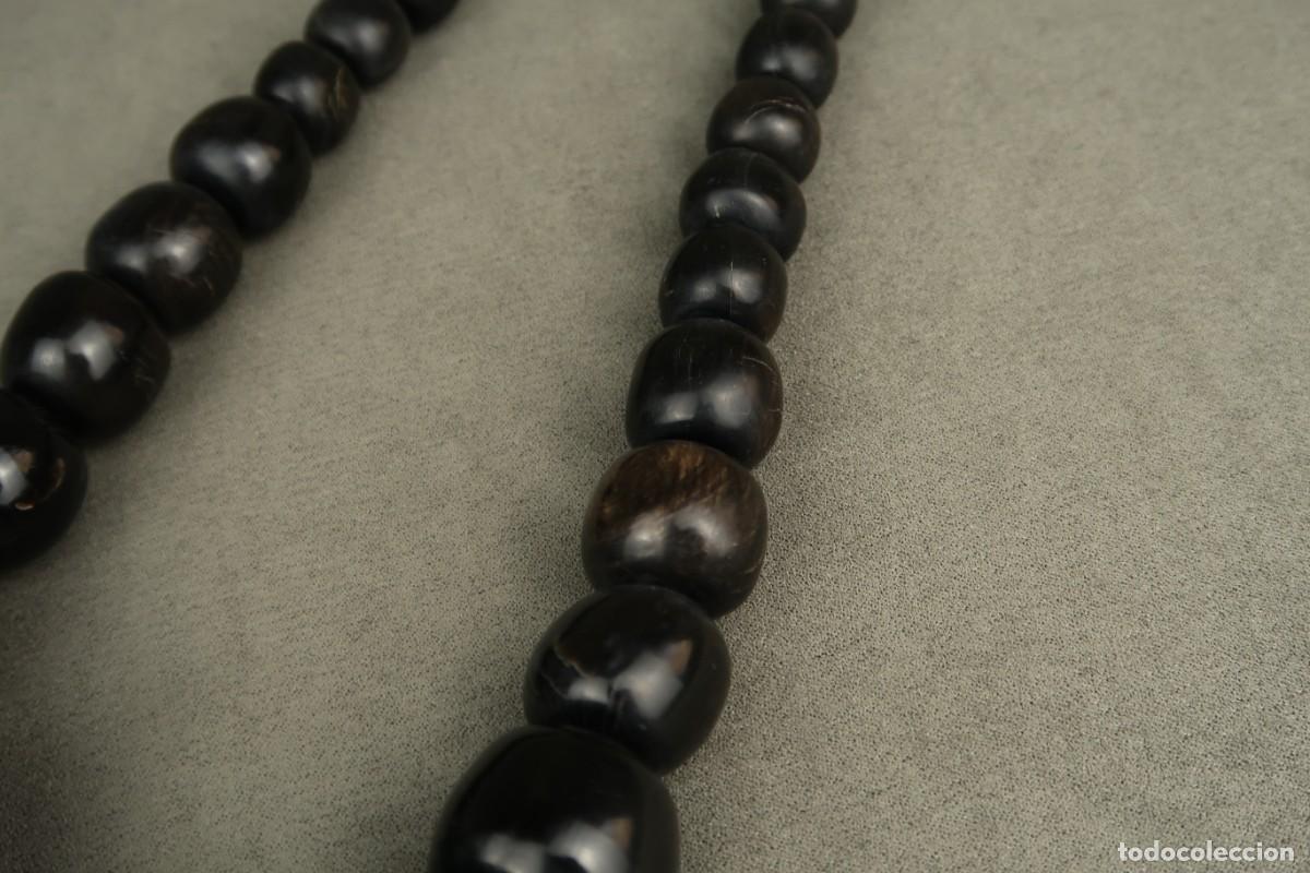 Joyeria: Antiguo Collar de Asta Negra - Foto 4