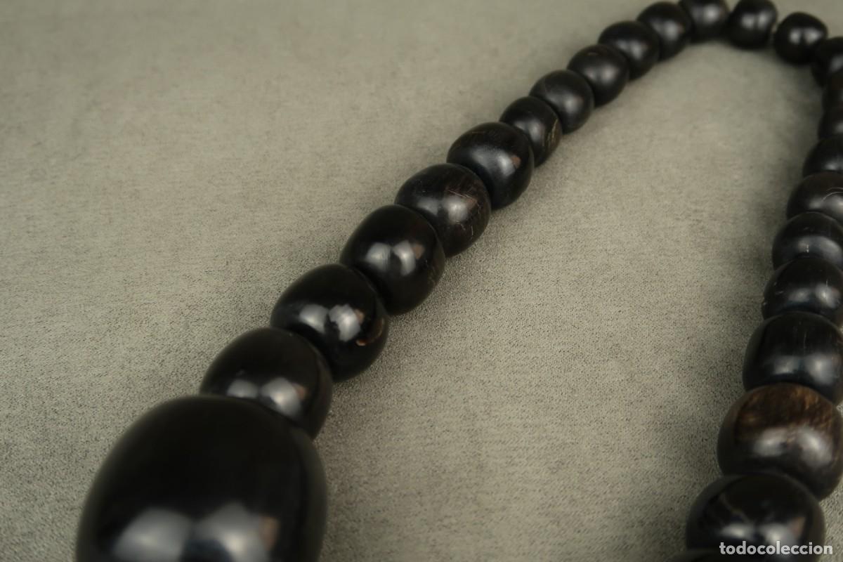 Joyeria: Antiguo Collar de Asta Negra - Foto 6