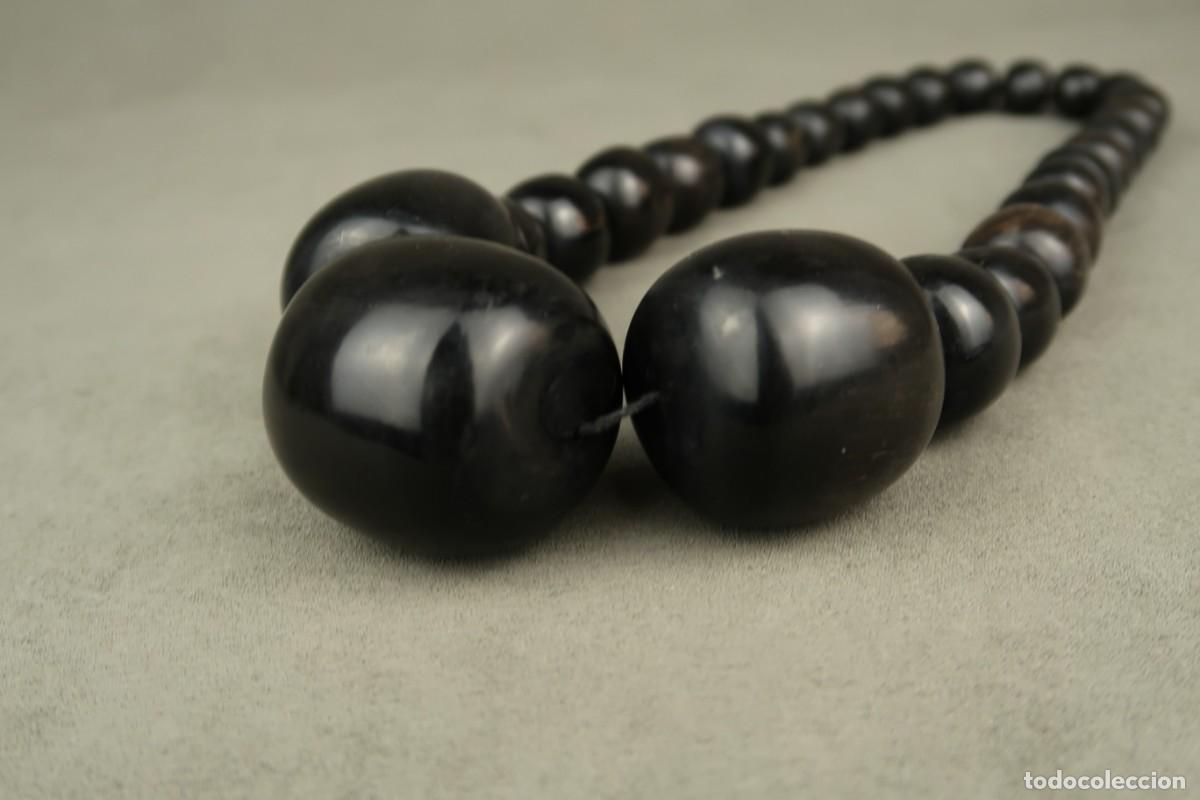 Joyeria: Antiguo Collar de Asta Negra - Foto 7
