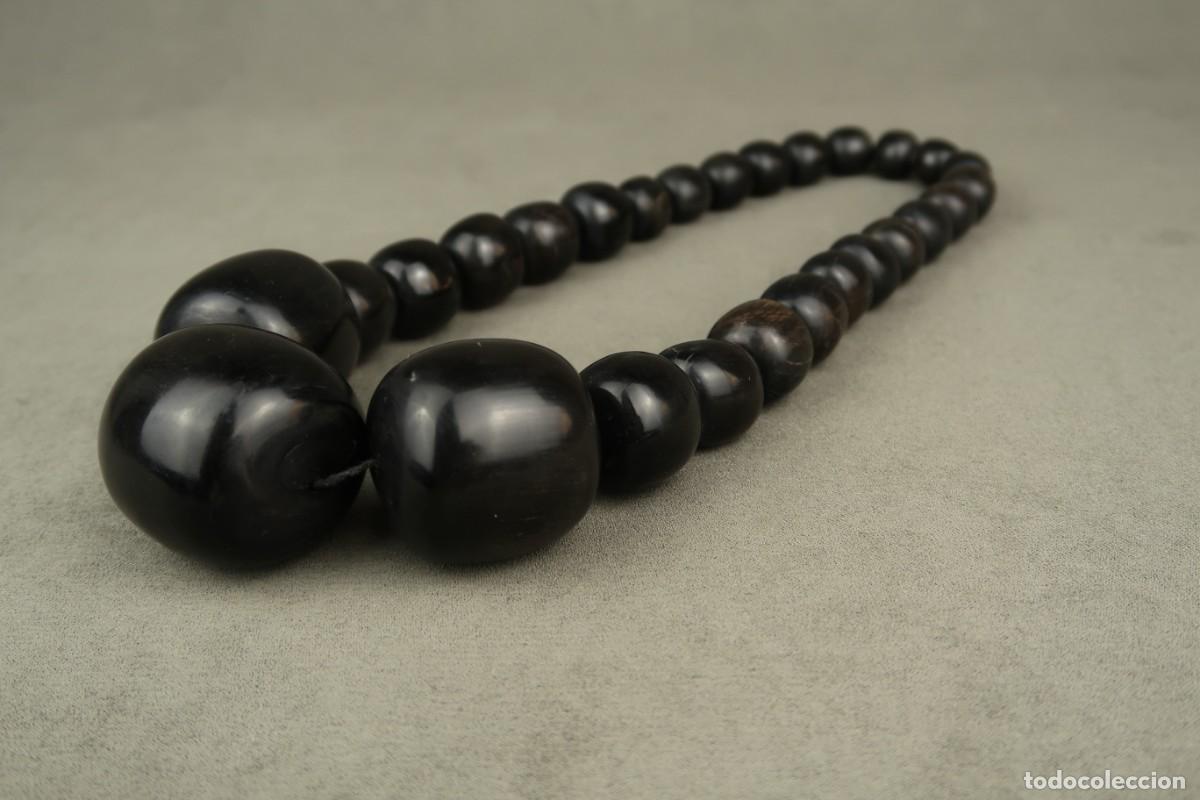Joyeria: Antiguo Collar de Asta Negra - Foto 8