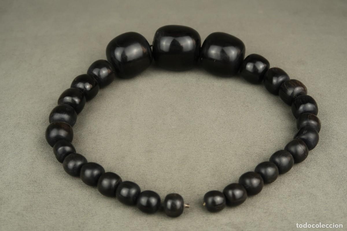 Joyeria: Antiguo Collar de Asta Negra - Foto 9