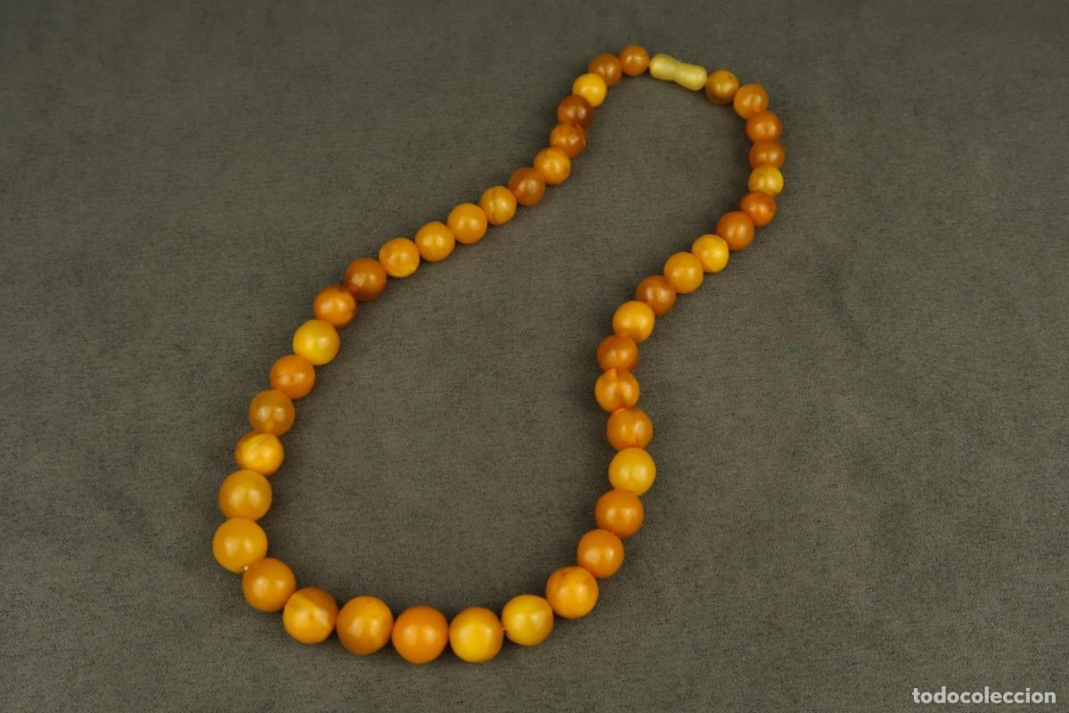 Joyeria: Antiguo Collar de &Aacute;mbar B&aacute;ltico - Foto 9
