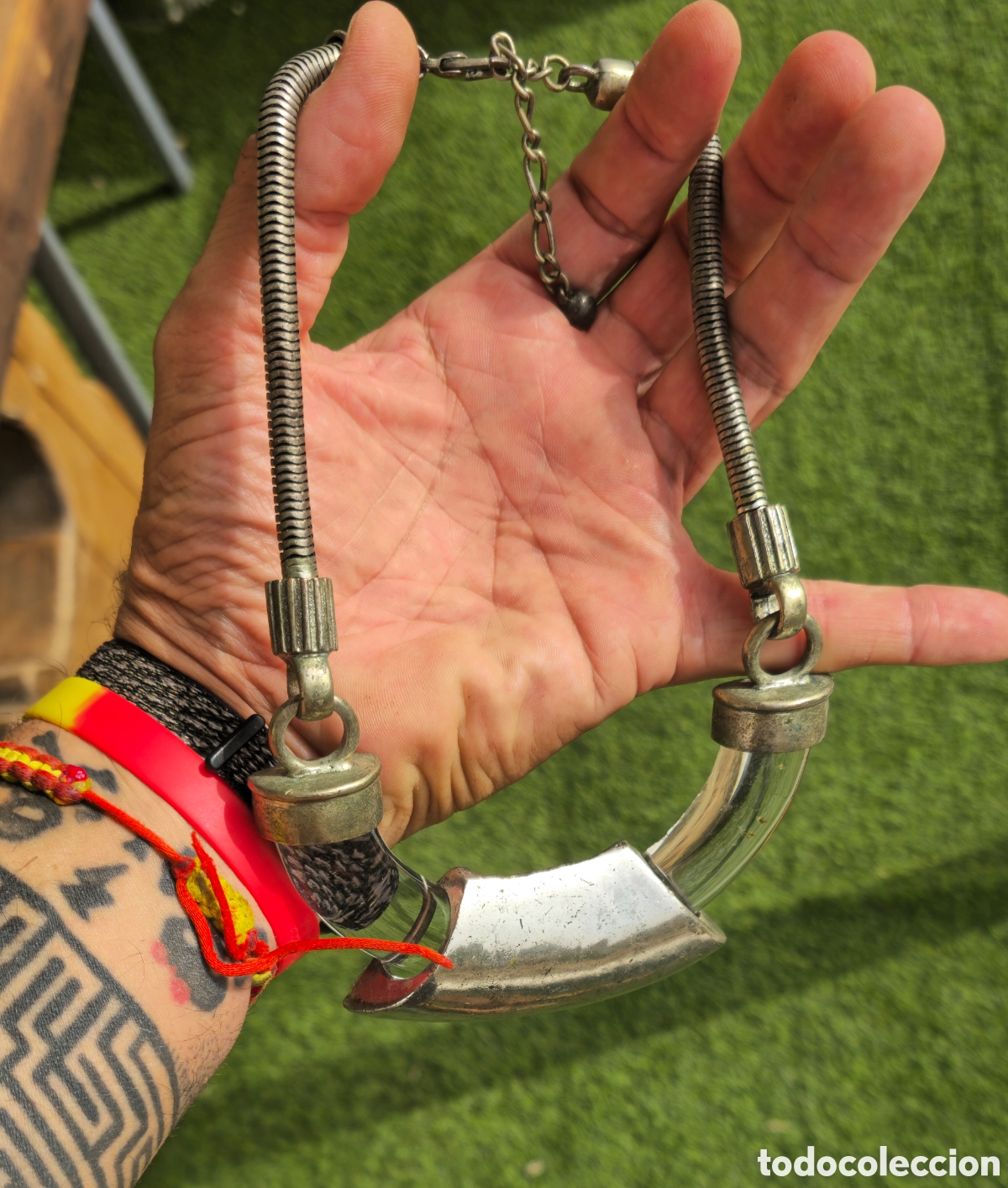 Joyeria: Collar de metal y cristal - Foto 5