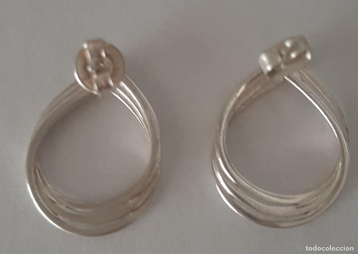 Joyeria: Elegantes Pendientes de Lazo en Plata de Ley - Foto 3
