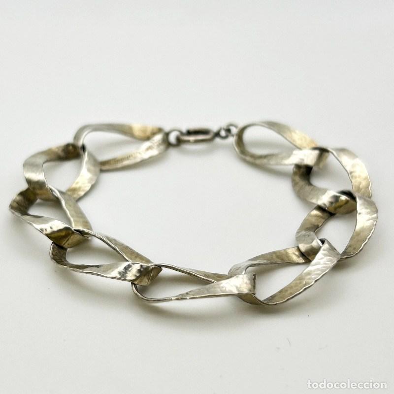 Joyeria: Pulsera plata martillada Perli - Foto 4