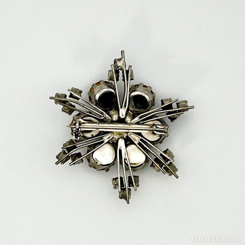 Joyeria: Broche floral Mid-Century - Foto 3