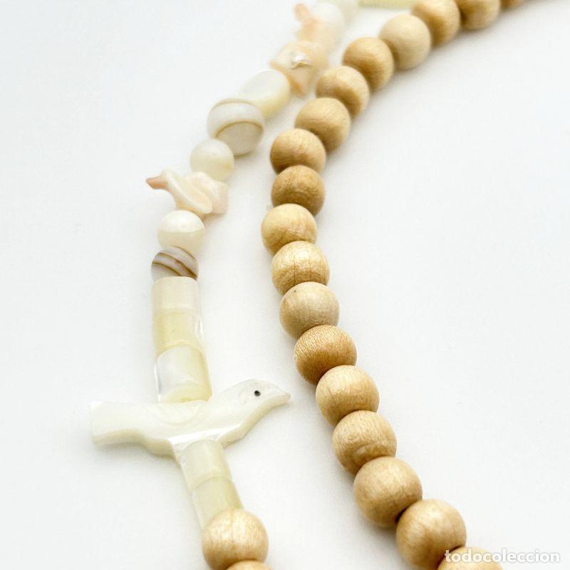 Joyeria: Collar bohemio de madera y n&aacute;car - Foto 4