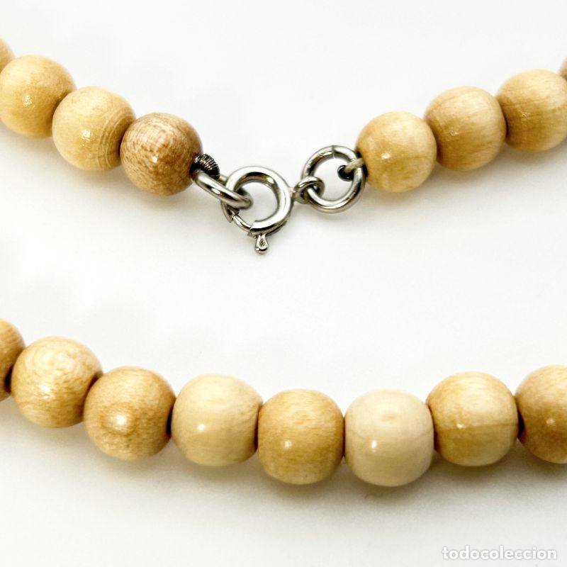 Joyeria: Collar bohemio de madera y n&aacute;car - Foto 5