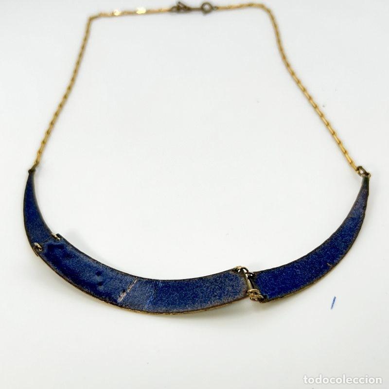 Joyeria: Collar esmaltado en tonos azul y verde - Foto 3
