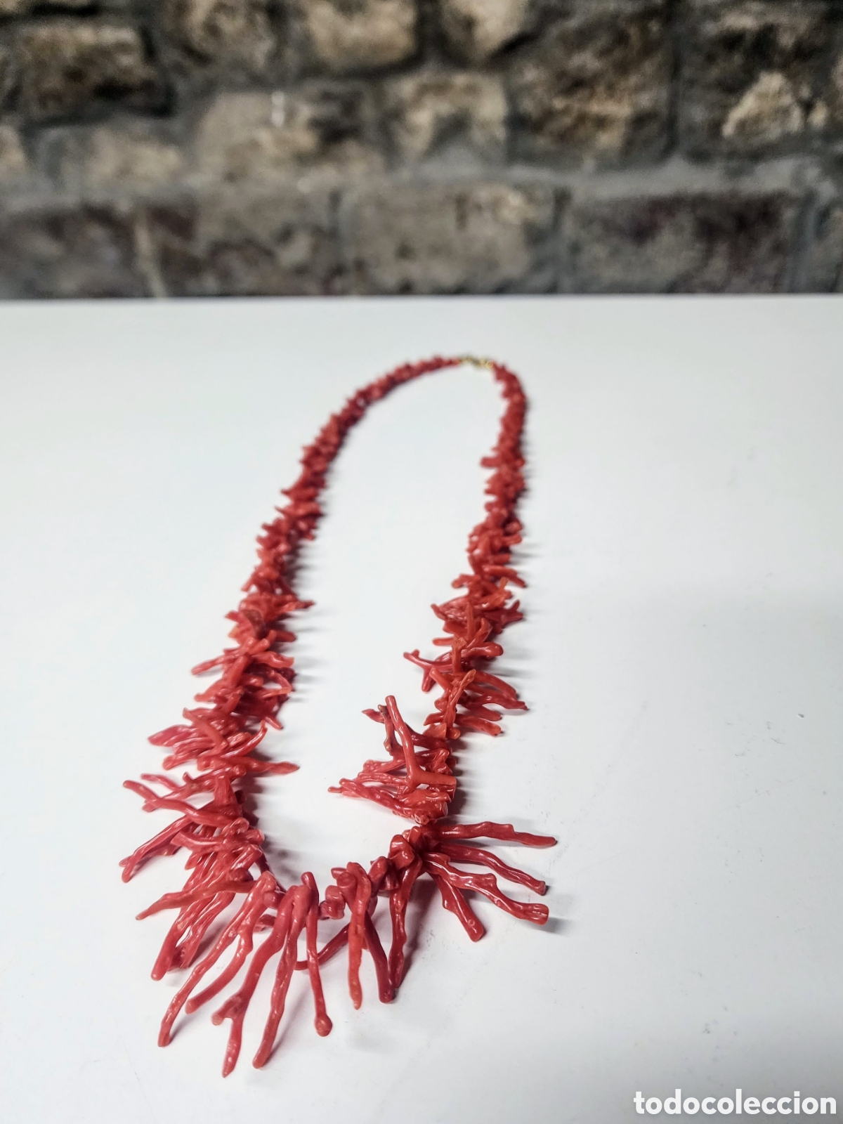 Joyeria: ✅️ COLLAR EN RAMAS DE CORAL ROJO - Foto 3