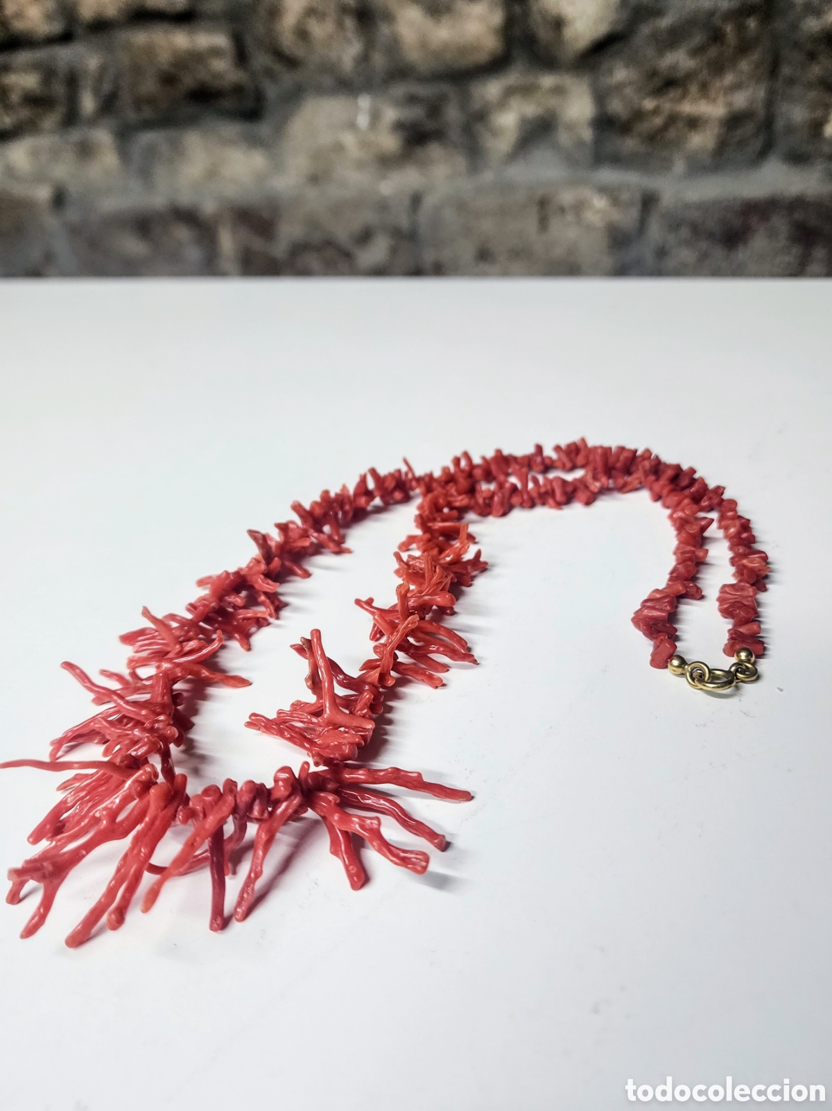Joyeria: ✅️ COLLAR EN RAMAS DE CORAL ROJO - Foto 1