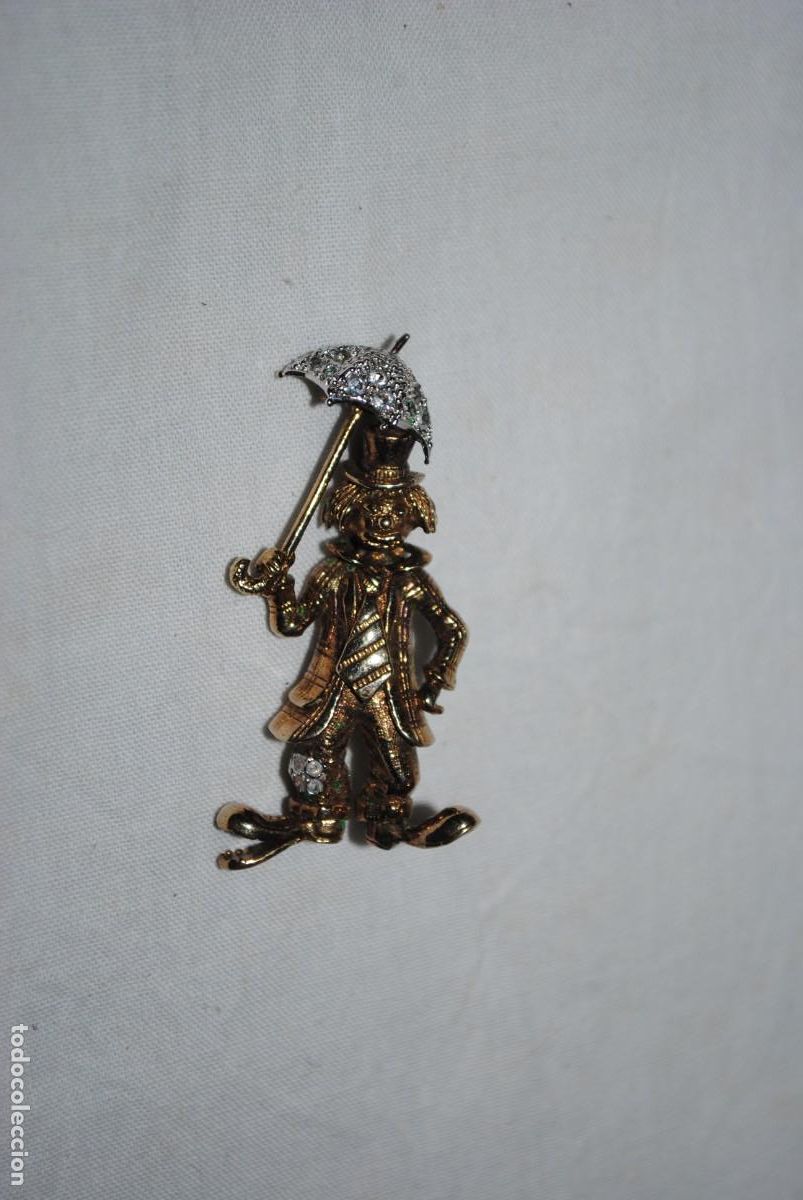 Joyeria: BROCHE ANTIGUO EN FORMA DE PAYASO - Foto 1