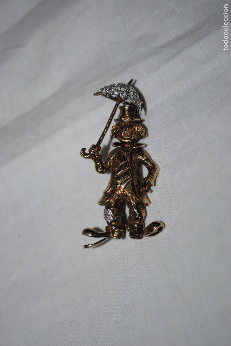 Joyeria: BROCHE ANTIGUO EN FORMA DE PAYASO - Foto 2