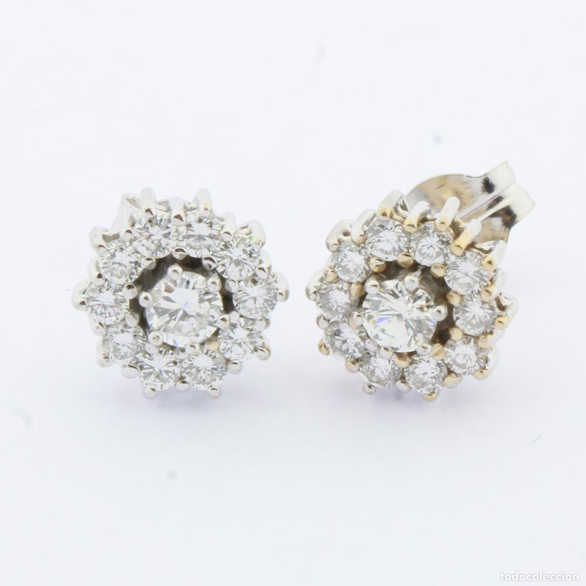 Joyeria: Pendientes oro blanco con brillantes y perla - Foto 4