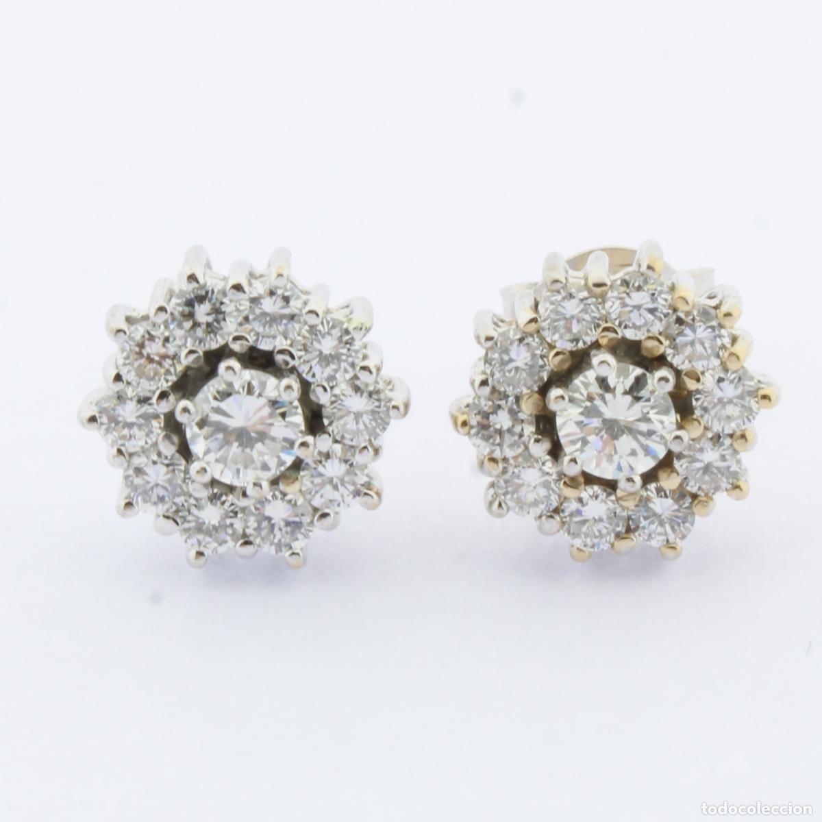 Joyeria: Pendientes oro blanco con brillantes y perla - Foto 5
