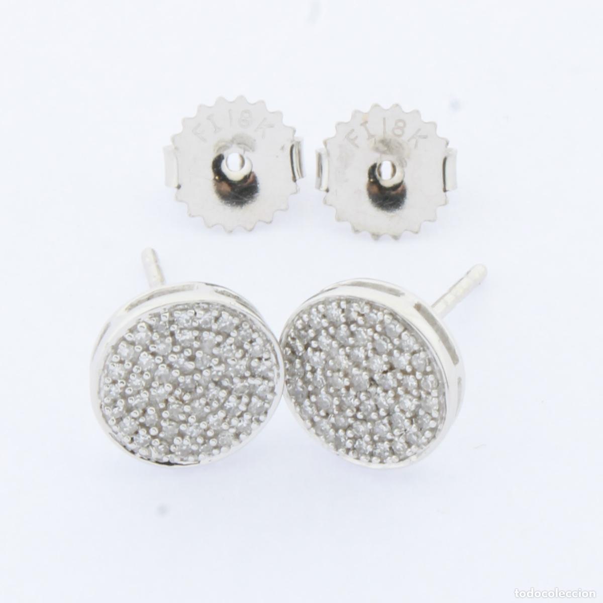 Joyeria: Pendientes oro blanco con brillantes - Foto 1