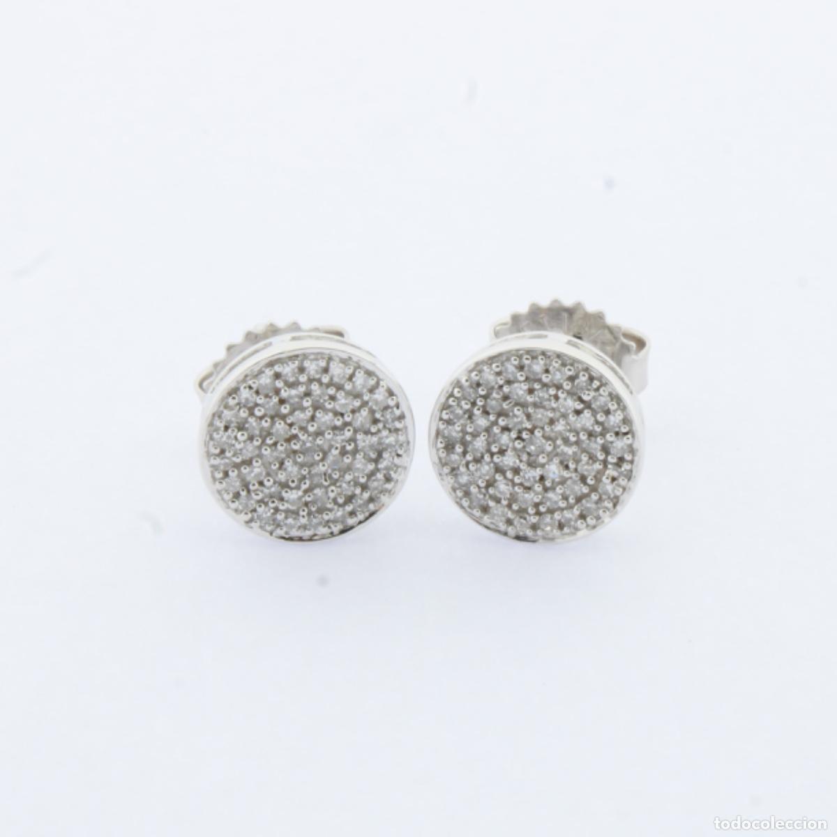 Joyeria: Pendientes oro blanco con brillantes - Foto 2