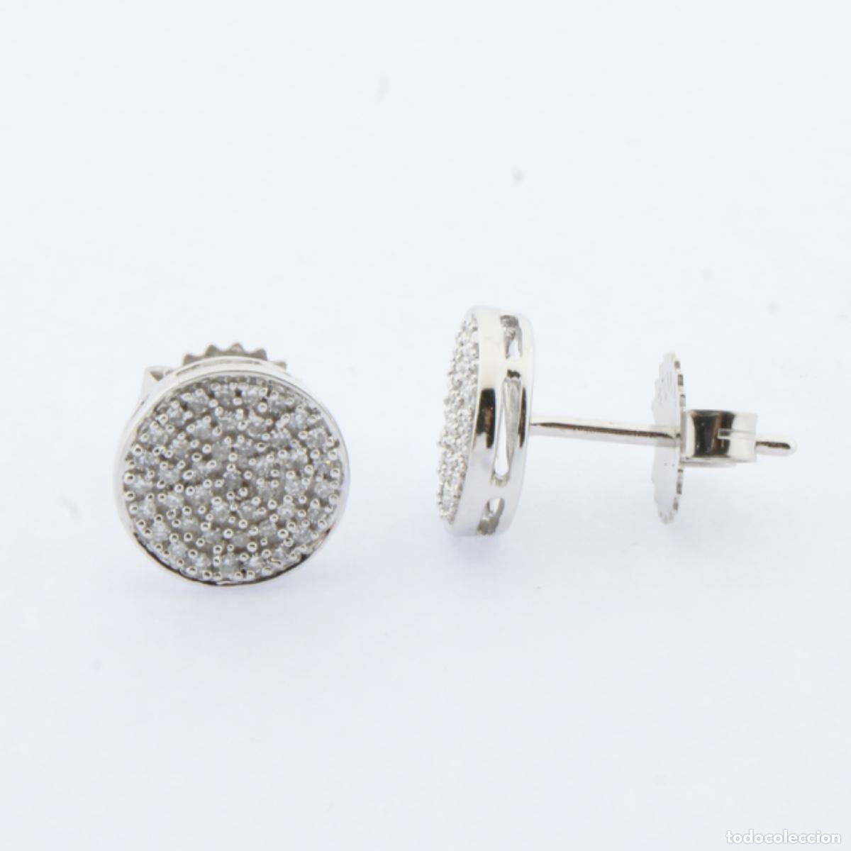 Joyeria: Pendientes oro blanco con brillantes - Foto 3