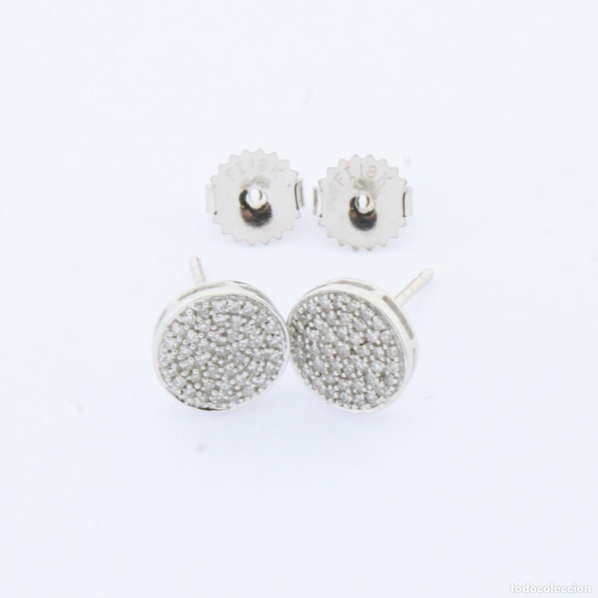 Joyeria: Pendientes oro blanco con brillantes - Foto 6