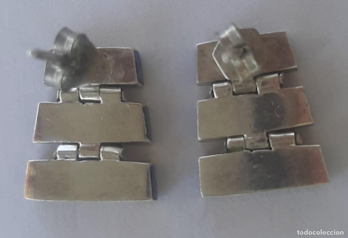 Joyeria: Pendientes de bisagra. Lapisl&aacute;zuli y Plata de Ley - Foto 2