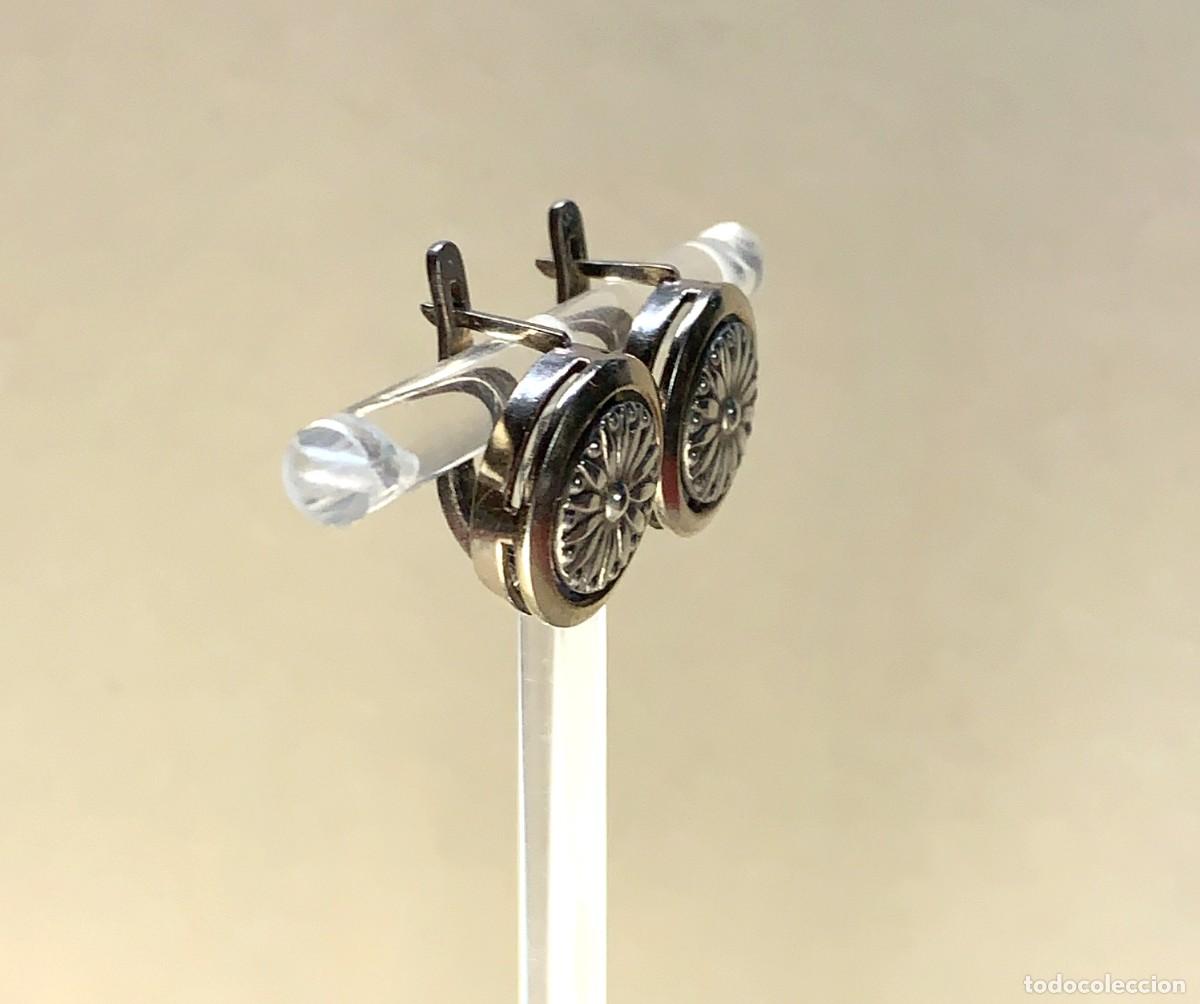 Joyeria: Pendientes vintage de la URSS, plata de ley 925. - Foto 2
