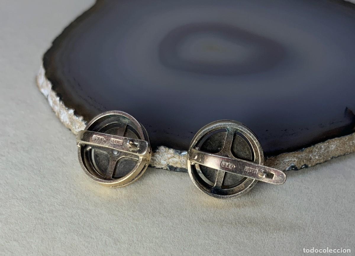 Joyeria: Pendientes vintage de la URSS, plata de ley 925. - Foto 5
