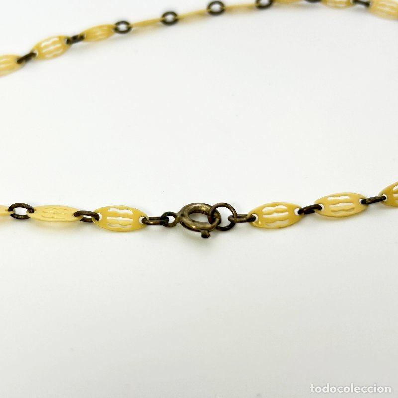 Joyeria: Collar de hueso con rosa tallada - Foto 5