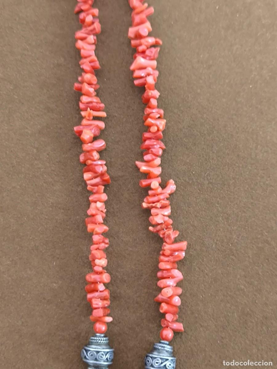 Joyeria: COLLAR TIBETANO EN PLATA , CORAL Y ORO - Foto 4