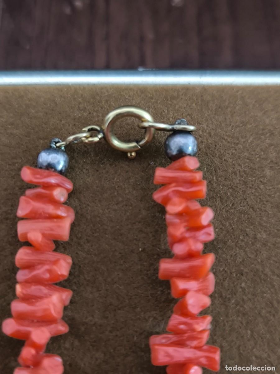 Joyeria: COLLAR TIBETANO EN PLATA , CORAL Y ORO - Foto 7