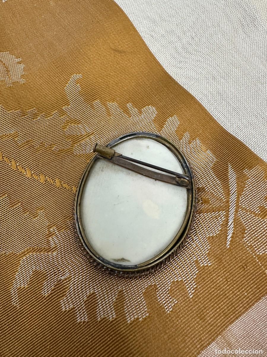 Joyeria: Antiguo broche de porcelana - Foto 3