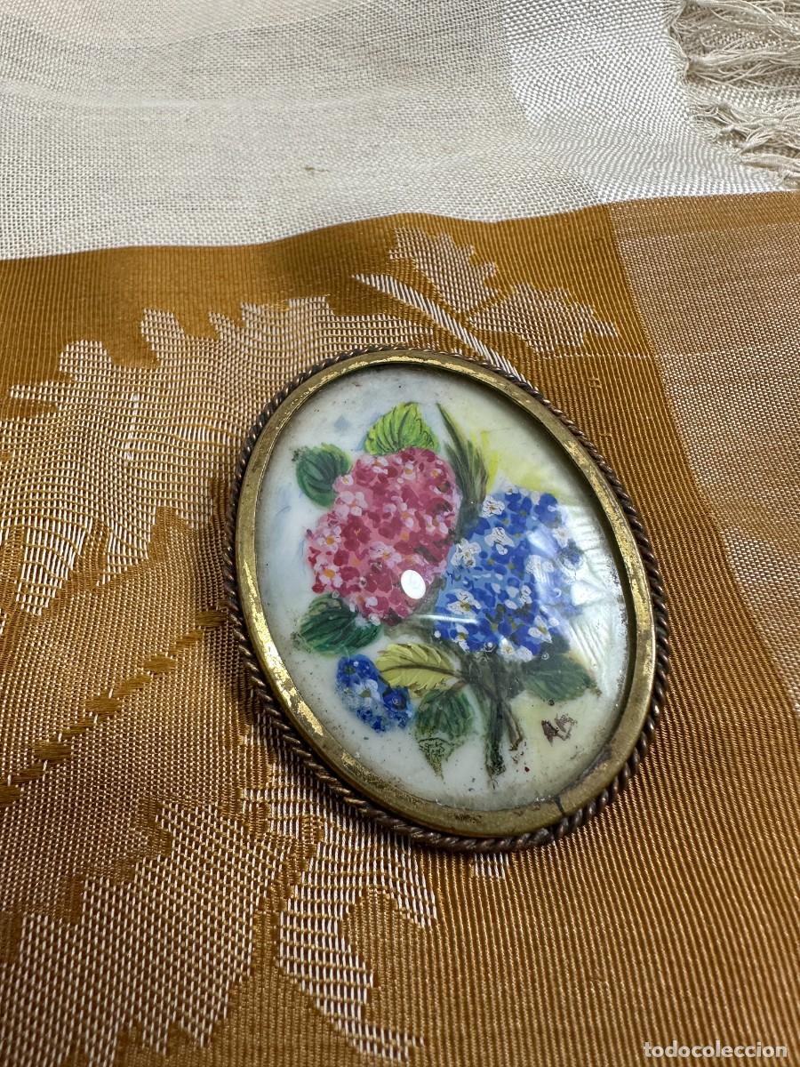 Joyeria: Antiguo broche de porcelana - Foto 5