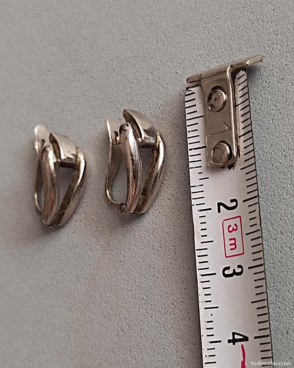 Joyeria: Pendientes de plata de ley contrastada, cierre de pala. - Foto 3