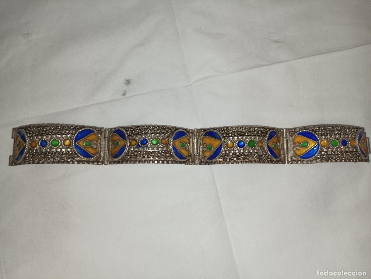 Joyeria: Pulsera Bereber Plata y aesmalte - Foto 1