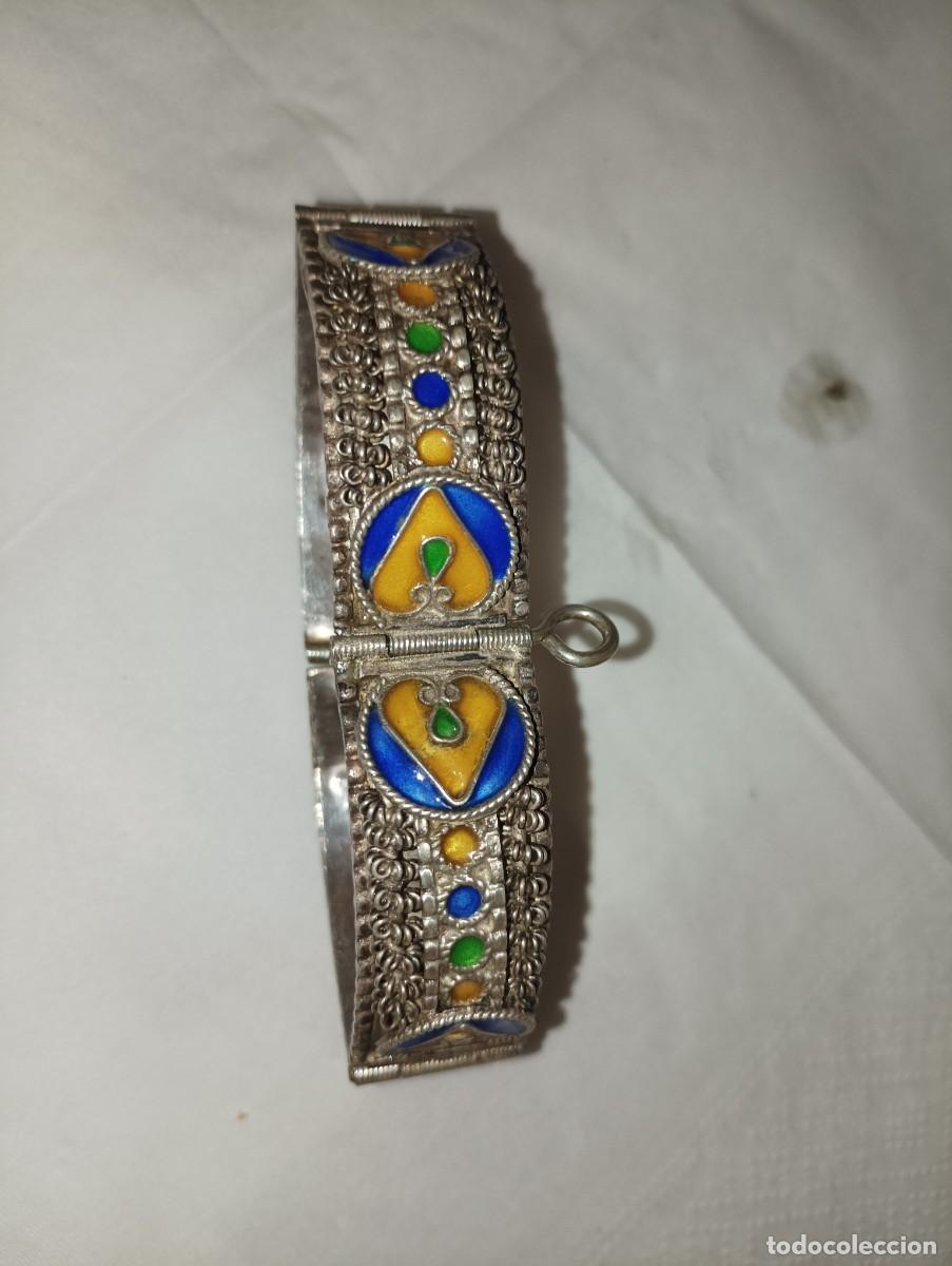 Joyeria: Pulsera Bereber Plata y aesmalte - Foto 3