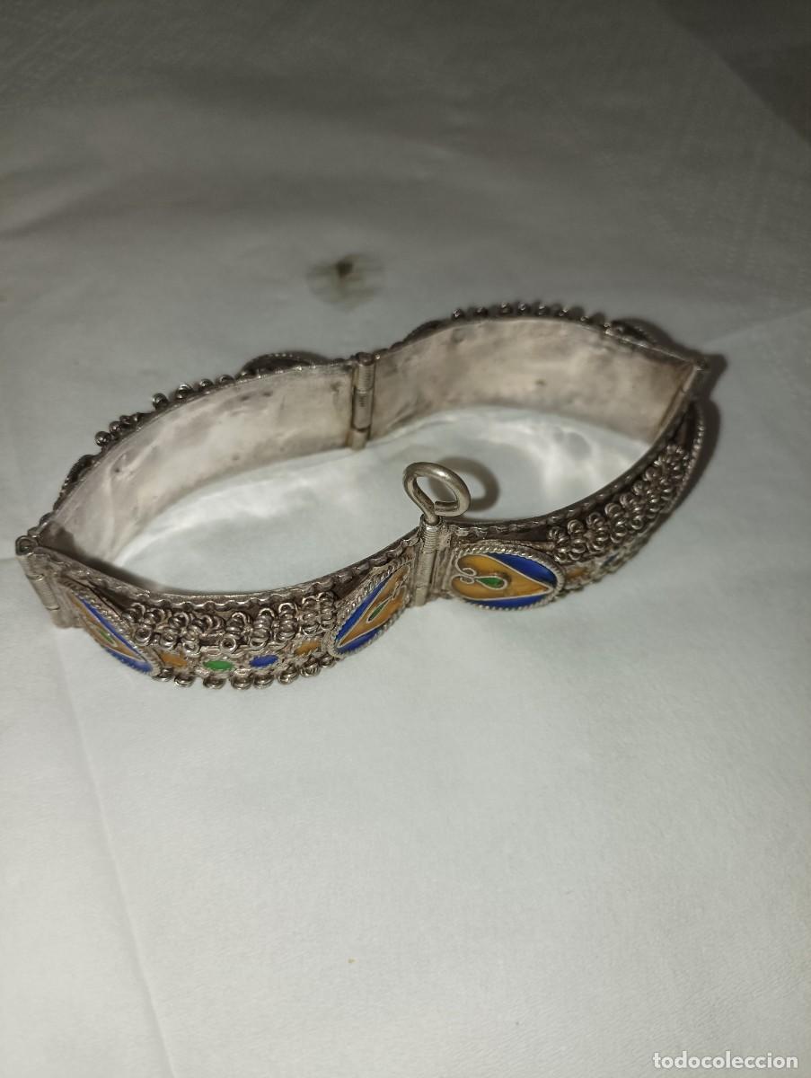 Joyeria: Pulsera Bereber Plata y aesmalte - Foto 4