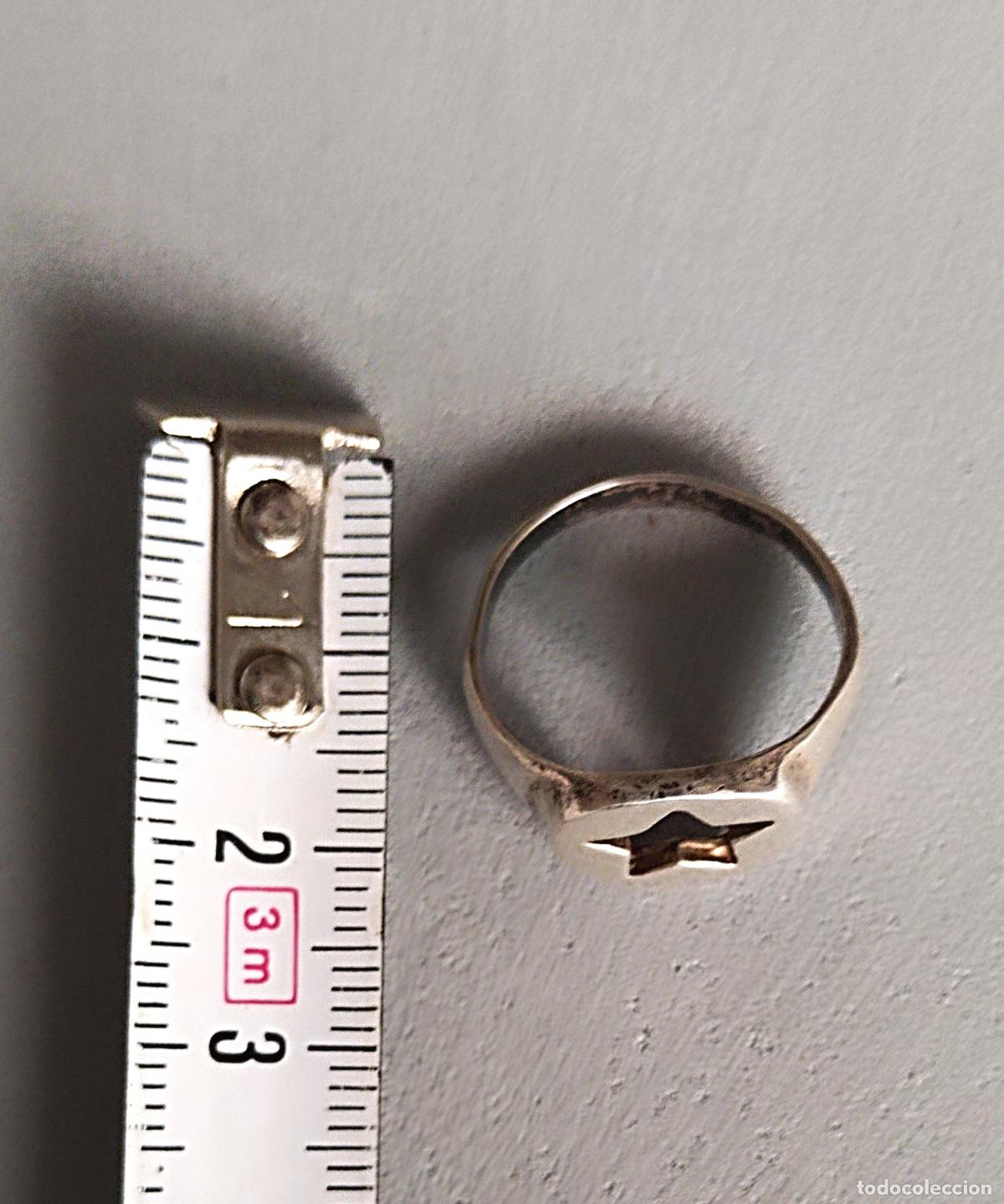 Joyeria: Anillo plata de ley con estrella. - Foto 4