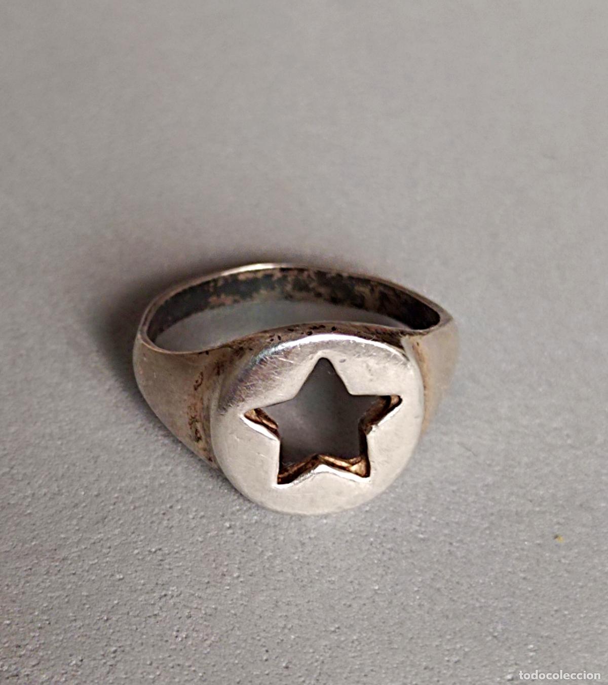Joyeria: Anillo plata de ley con estrella. - Foto 5
