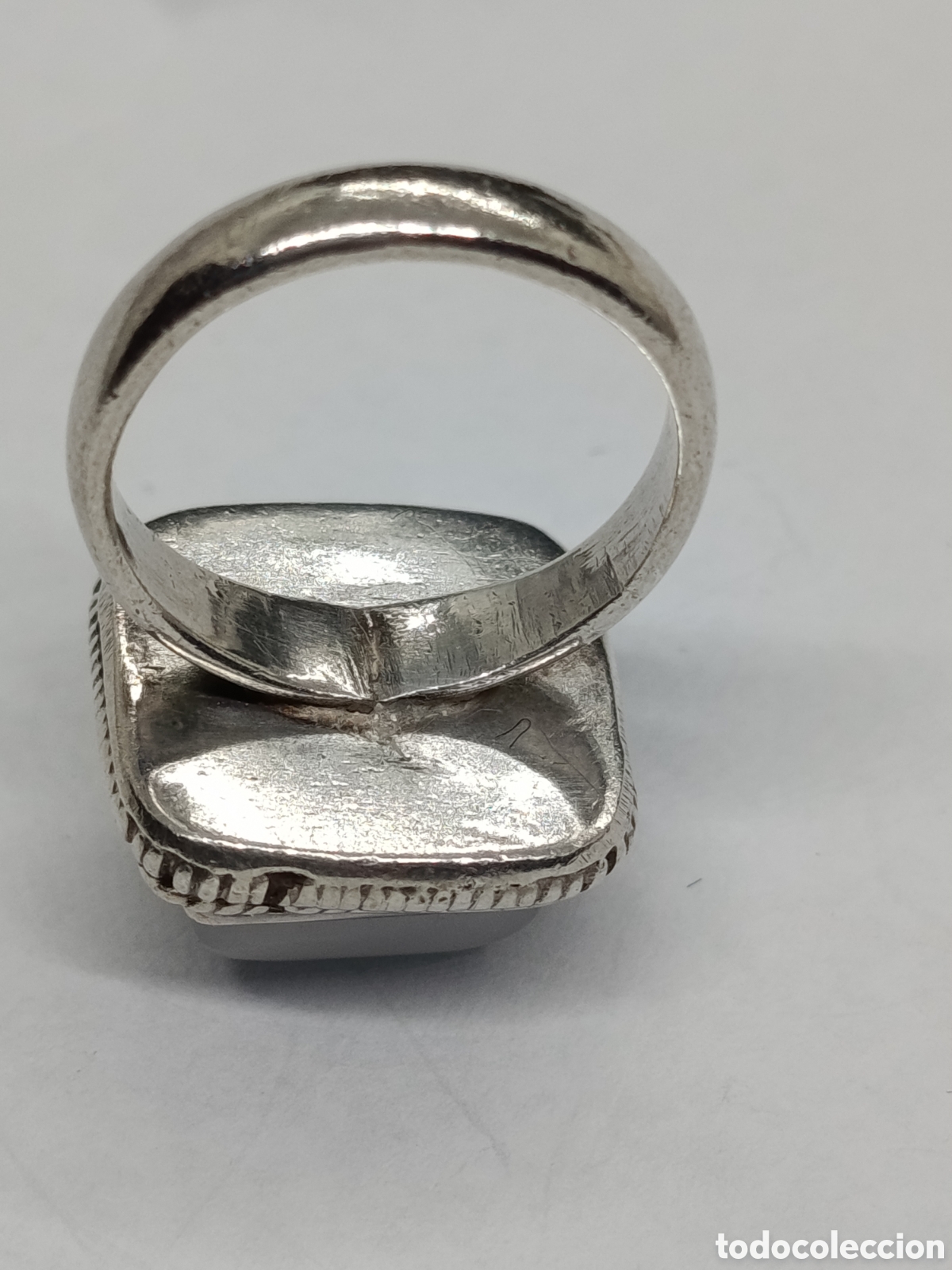 Joyeria: Anillo de plata de ley y opalina. - Foto 6