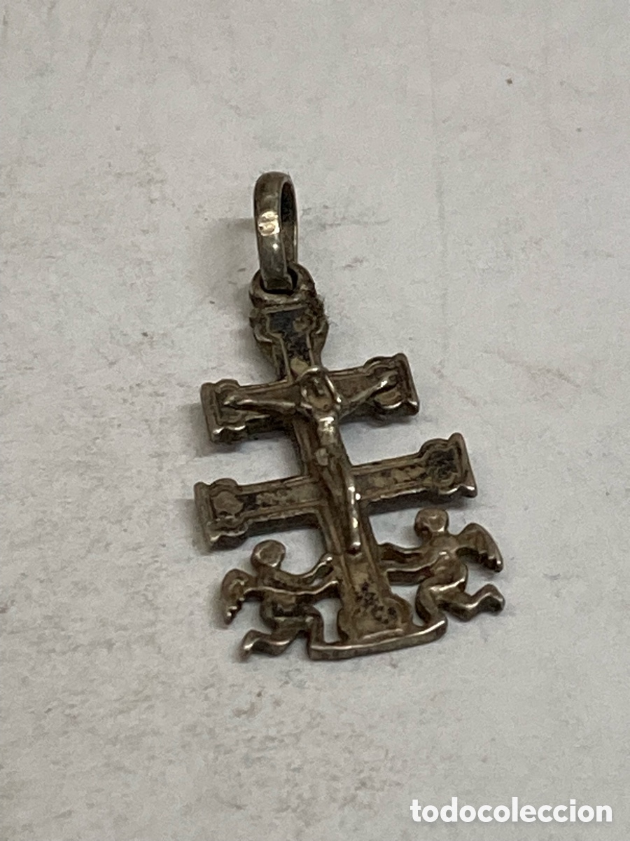 Joyeria: Cruz de plata religiosa C436 - Foto 1