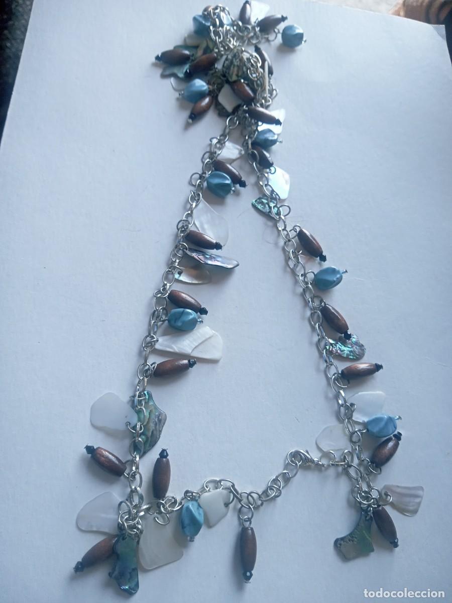 Joyeria: ONITO COLLAR DE PIEDRAS ANTIGUO - Foto 3