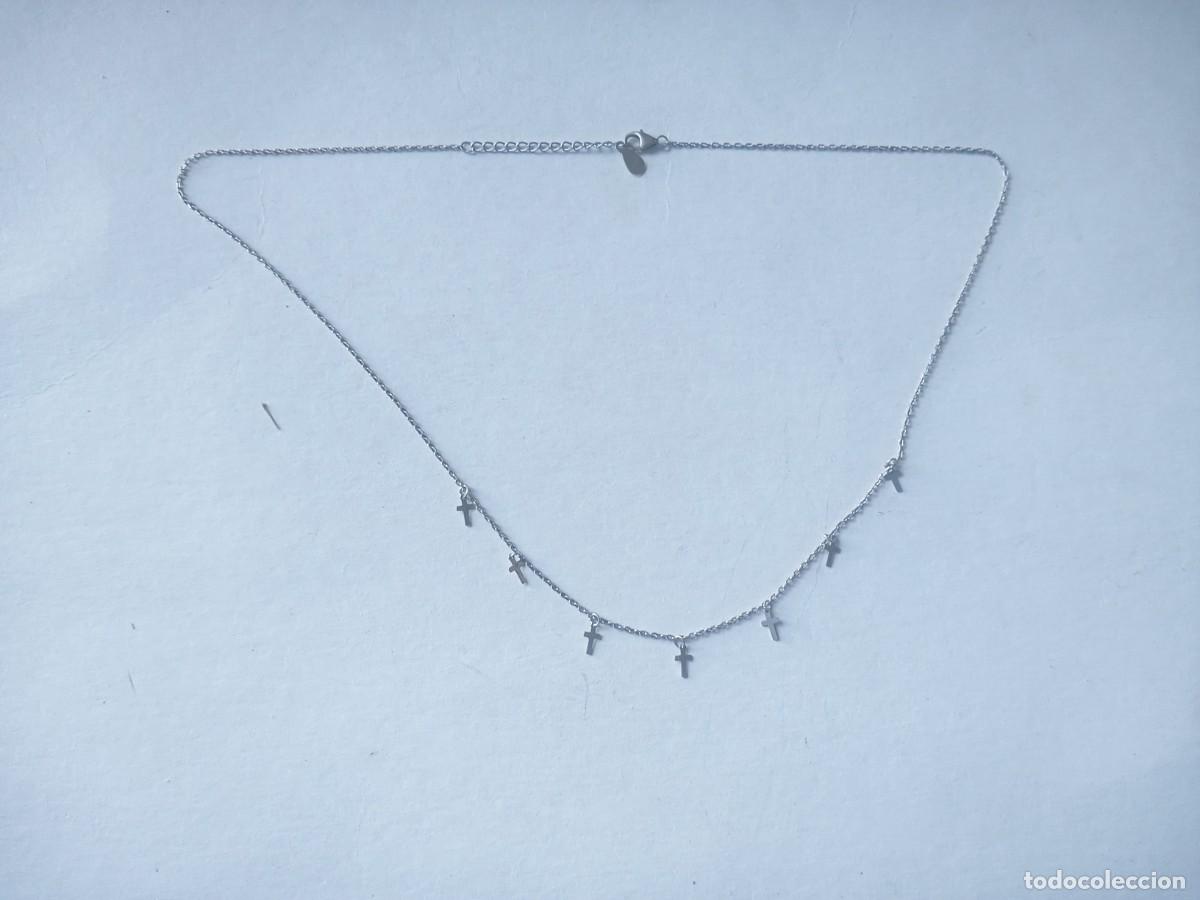 Joyeria: BONITO COLLAR ANTIGUO CON CRUCES PLATA 925 - Foto 1
