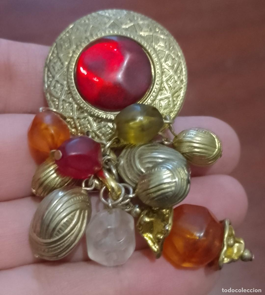 Joyeria: Par de Brincos + gancho de Cabelo Vintage - Foto 3