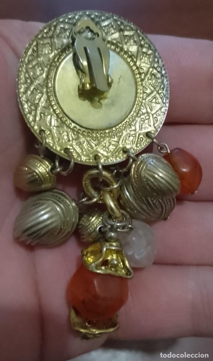 Joyeria: Par de Brincos + gancho de Cabelo Vintage - Foto 4