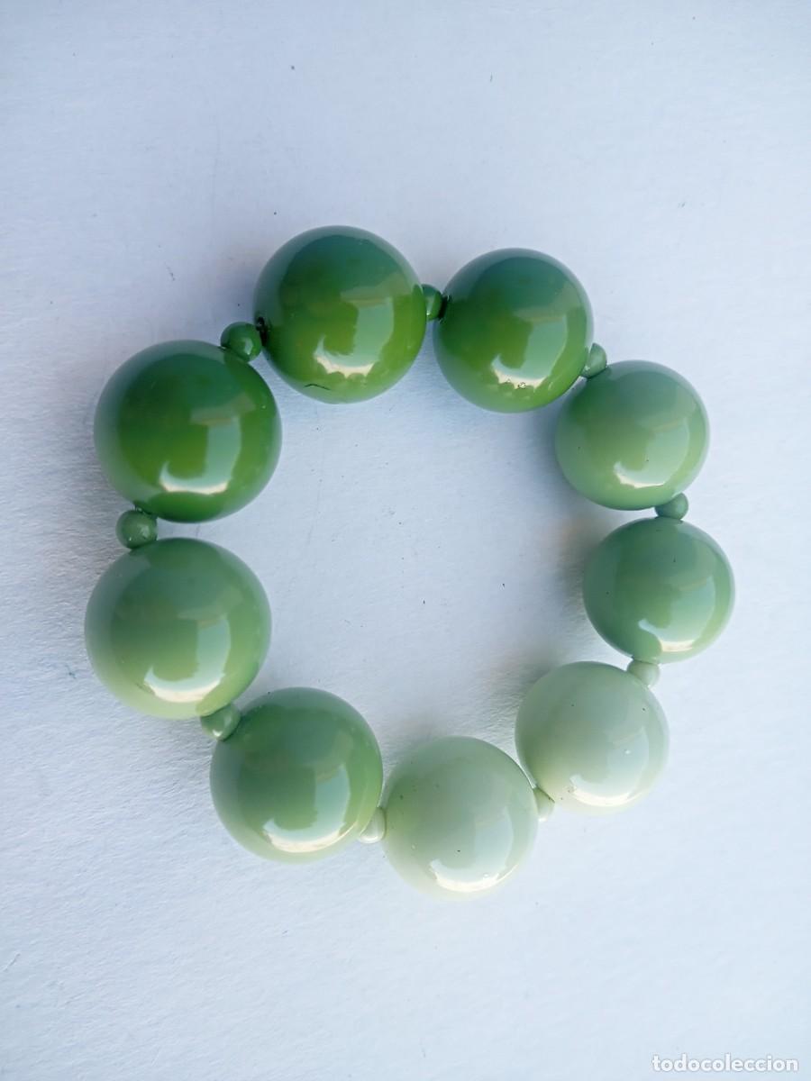 Joyeria: BONITA PULSERA ANTIGUA DE MADERA - Foto 5