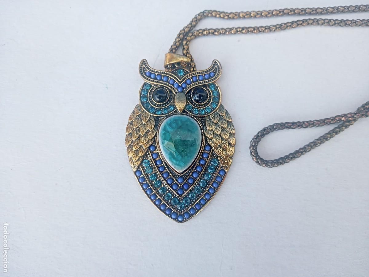 Joyeria: BONITO COLLAR ANTIGUO BUHO - Foto 1