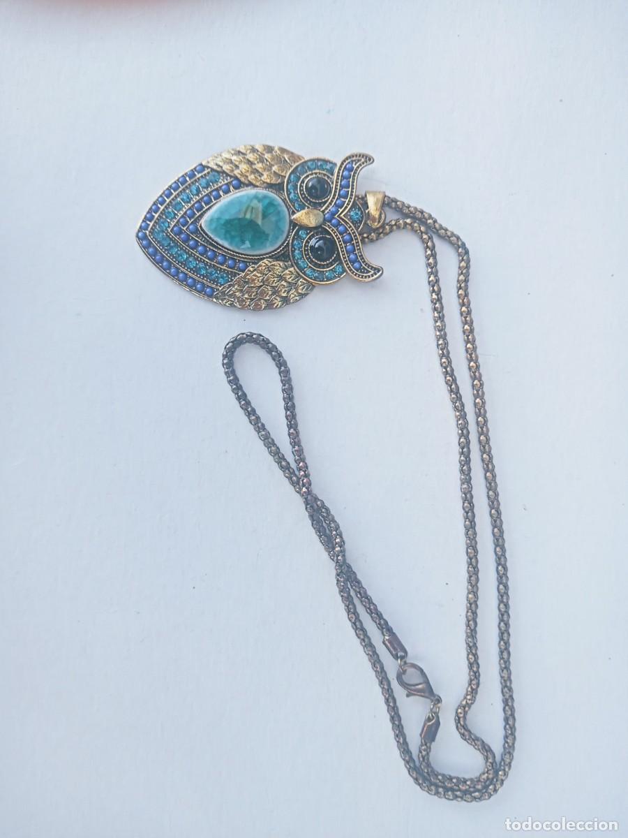 Joyeria: BONITO COLLAR ANTIGUO BUHO - Foto 2
