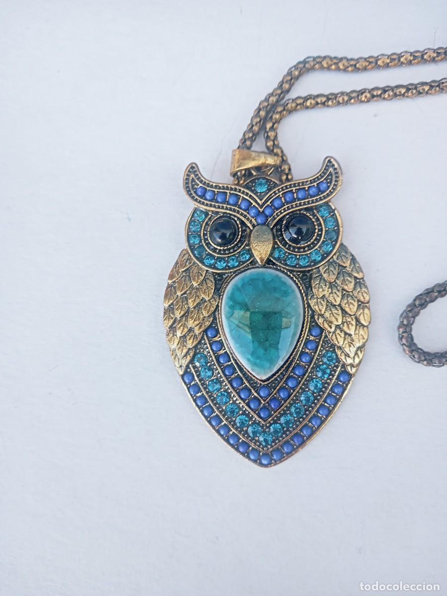 Joyeria: BONITO COLLAR ANTIGUO BUHO - Foto 4