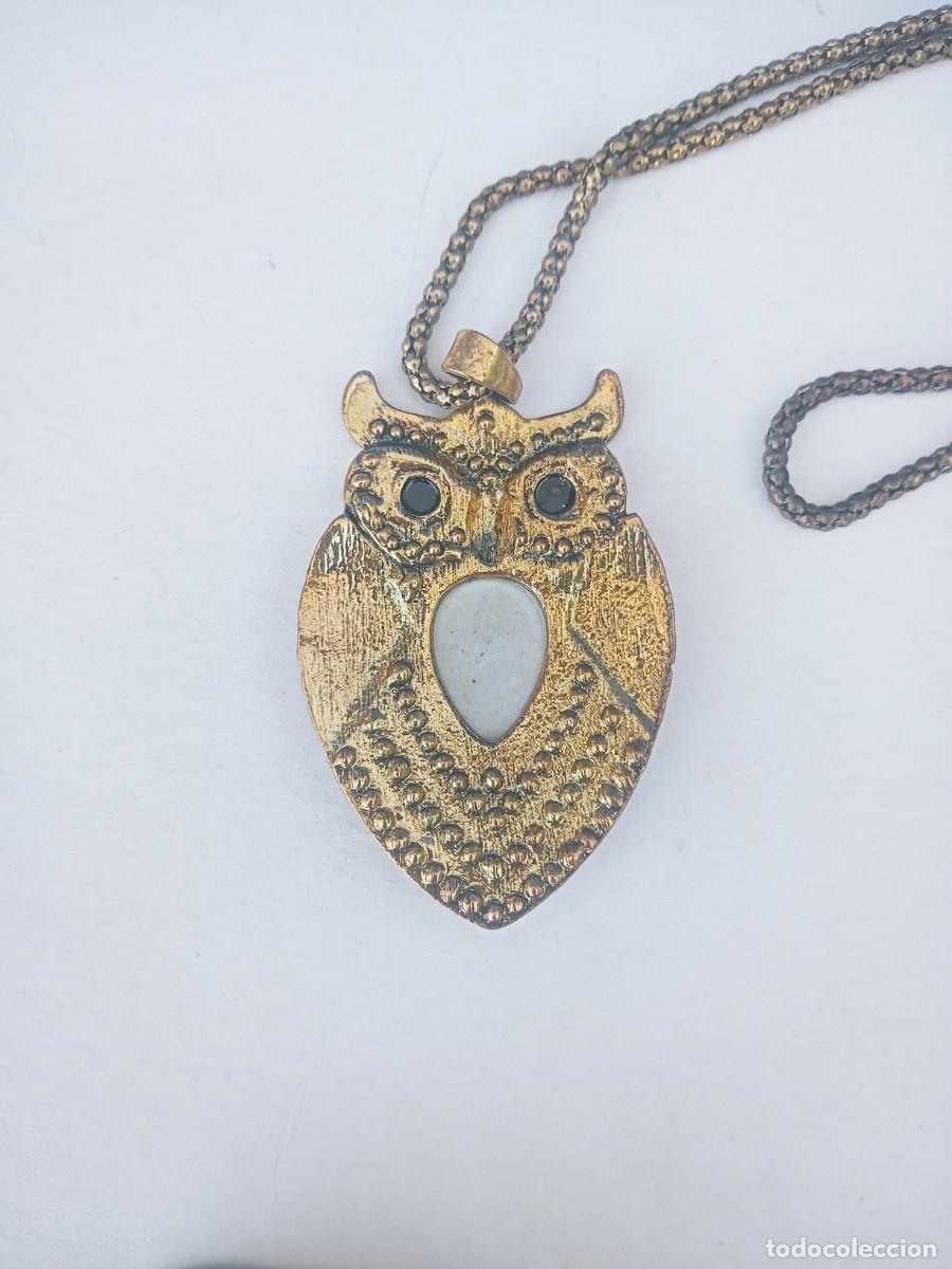 Joyeria: BONITO COLLAR ANTIGUO BUHO - Foto 5